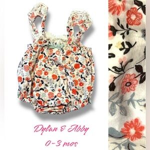 LIKE NEW Bubble Romper (0-3 mos)